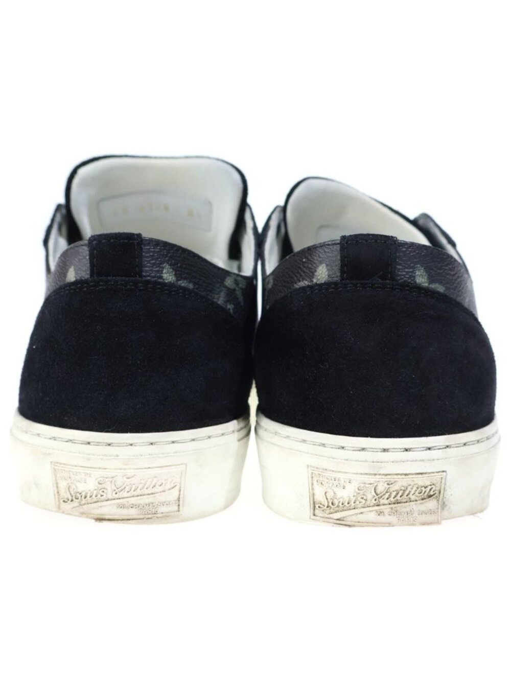 Louis Vuitton Monogram Galaxy Tattoo Line Low Cut Sneakers Black 8.5 - Picture 3 of 6